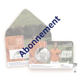 Nederlandse eerste dag uitgifte coincards abonnement