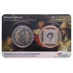 Nederland Holland Coincard 2019 Rembrandt