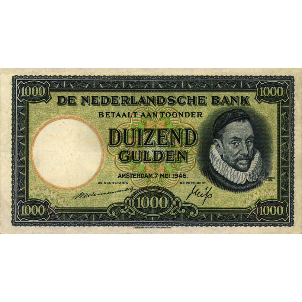 Nederland 1000 gulden 1945 'Willem van Oranje'