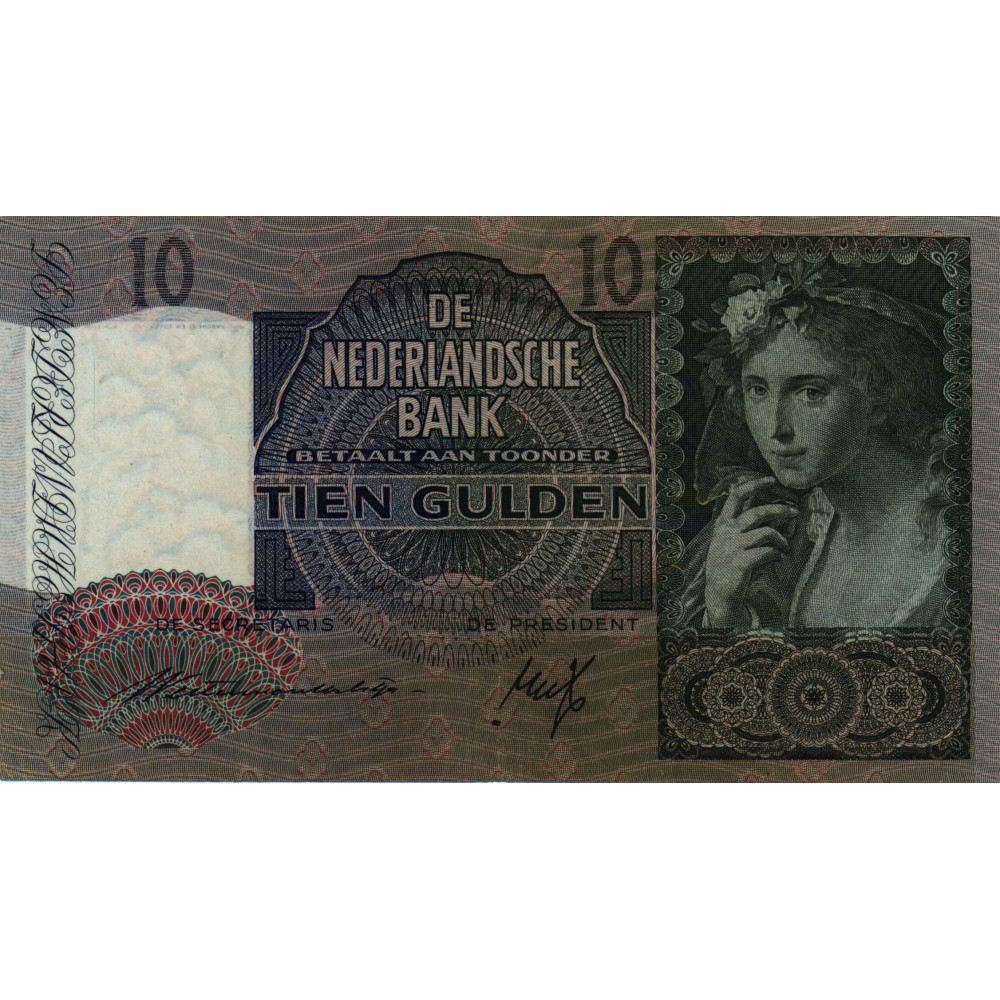 Nederland 10 Gulden 1940 II 'Meisje met druiven'