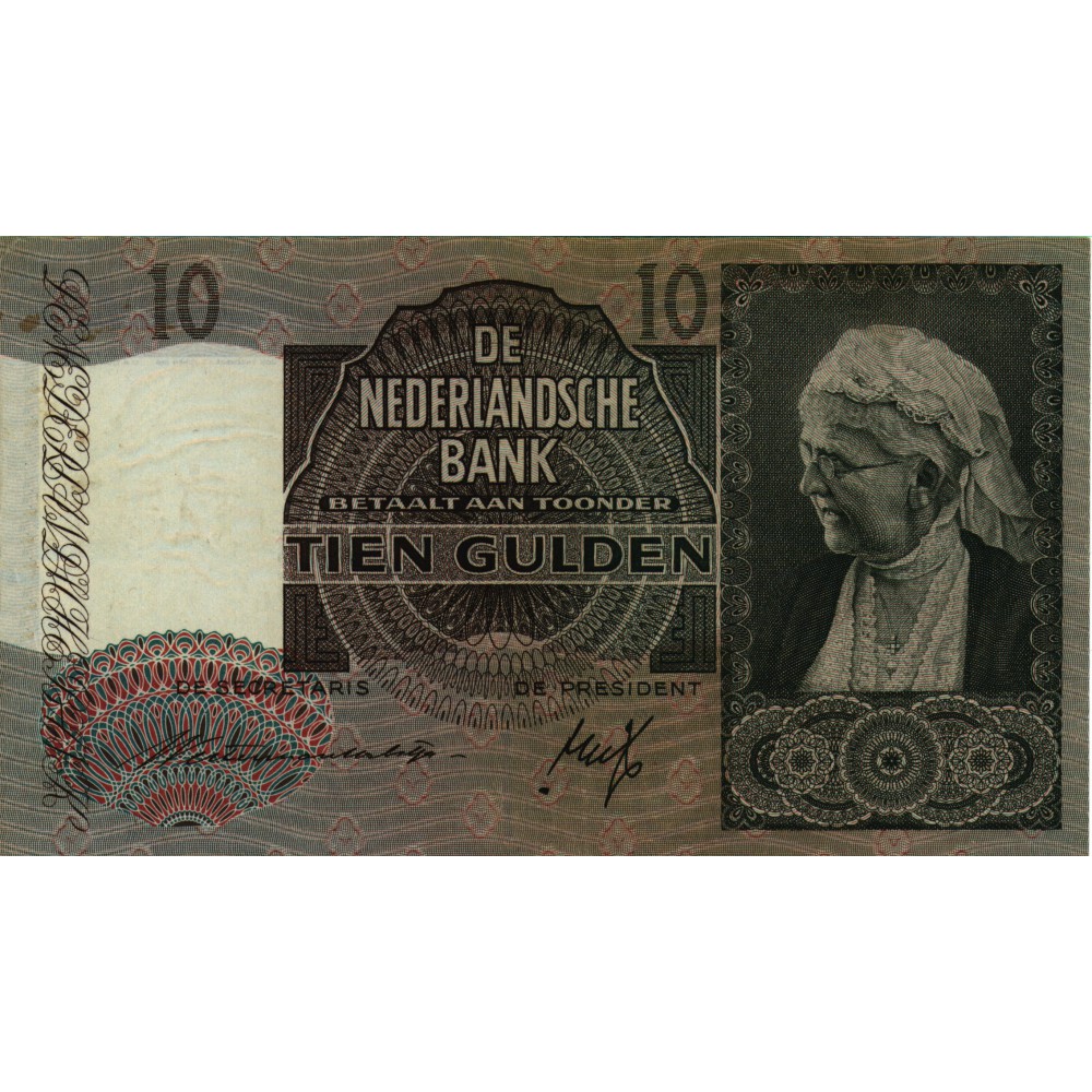 Nederland 10 Gulden 1940 I 'Emma'