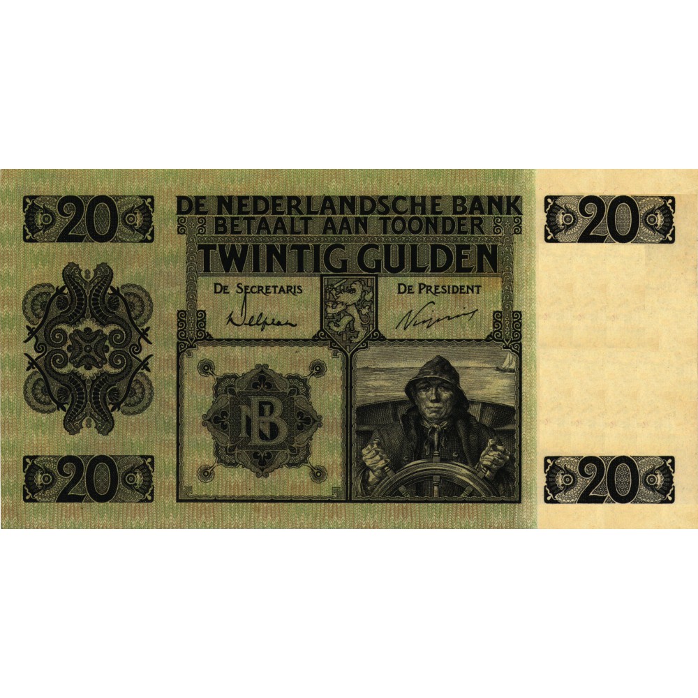 Nederland 20 Gulden 1926 'Stuurman'