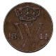 Koninkrijksmunten Nederland ½ cent 1841