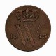 Koninkrijksmunten Nederland ½ cent 1843