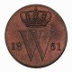 Koninkrijksmunten Nederland ½ cent 1851