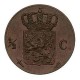 Koninkrijksmunten Nederland ½ cent 1864