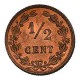 Koninkrijksmunten Nederland ½ cent 1878