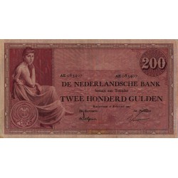 Nederland 200 Gulden 1921 'Grietje Seel'