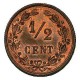 Koninkrijksmunten Nederland ½ cent 1891