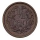 Koninkrijksmunten Nederland ½ cent 1917