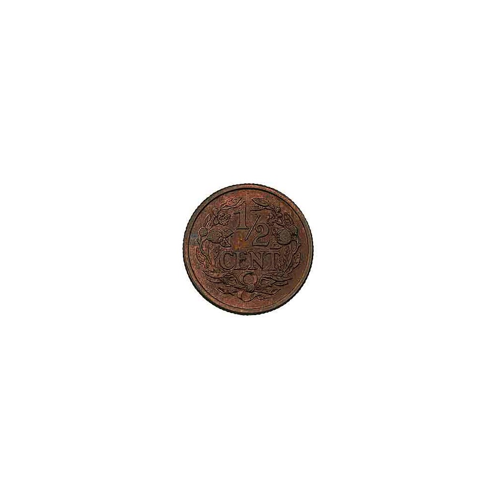Koninkrijksmunten Nederland ½ cent 1934
