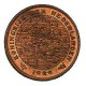 Koninkrijksmunten Nederland ½ cent 1936