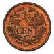 Koninkrijksmunten Nederland ½ cent 1937