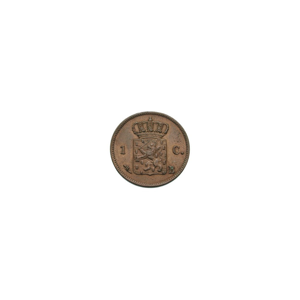 Koninkrijksmunten Nederland 1 cent 1823 B