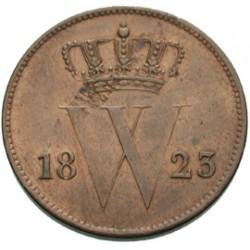 Koninkrijksmunten Nederland 1 cent 1823 B