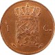 Koninkrijksmunten Nederland 1 cent 1828 B