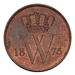 Koninkrijksmunten Nederland 1 cent 1875