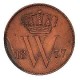 Koninkrijksmunten Nederland 1 cent 1877