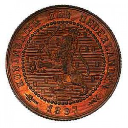 Koninkrijksmunten Nederland 1 cent 1897