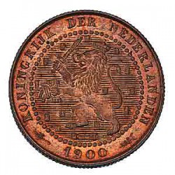 Koninkrijksmunten Nederland 1 cent 1900