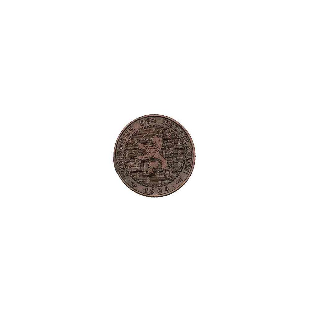 Koninkrijksmunten Nederland 1 cent 1904