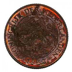 Koninkrijksmunten Nederland 1 cent 1937