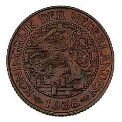Koninkrijksmunten Nederland 1 cent 1938