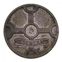 Koninkrijksmunten Nederland 1 cent 1943 zink