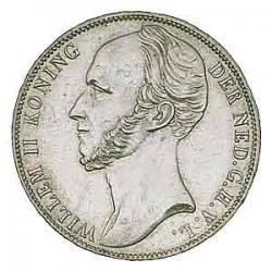 Koninkrijksmunten Nederland 1 gulden 1847