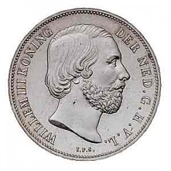 Koninkrijksmunten Nederland 1 gulden 1860