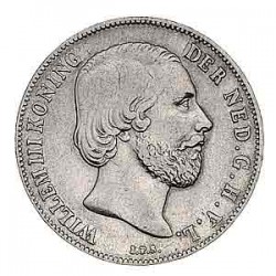 Koninkrijksmunten Nederland 1 gulden 1861