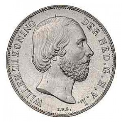 Koninkrijksmunten Nederland 1 gulden 1864
