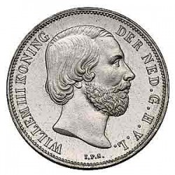 Koninkrijksmunten Nederland 1 gulden 1865