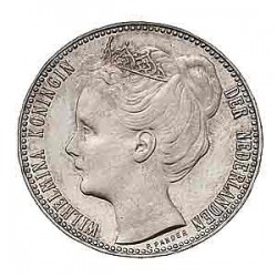Koninkrijksmunten Nederland 1 gulden 1908