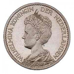 Koninkrijksmunten Nederland 1 gulden 1911