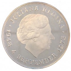 Koninkrijksmunten Nederland 10 gulden 1973