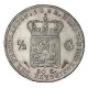 Koninkrijksmunten Nederland ½ gulden 1822 U
