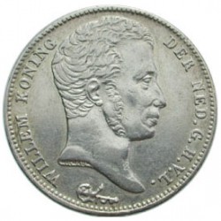 Koninkrijksmunten Nederland ½ gulden 1829 B