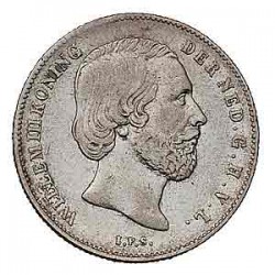 Koninkrijksmunten Nederland ½ gulden 1864