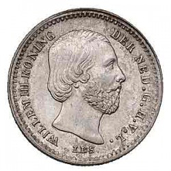 Koninkrijksmunten Nederland 5 cent 1862