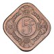 Koninkrijksmunten Nederland 5 cent 1936