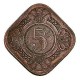 Koninkrijksmunten Nederland 5 cent 1938