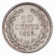 Koninkrijksmunten Nederland 10 cent 1849 punt