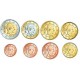 Belgie serie euromunten op jaartal