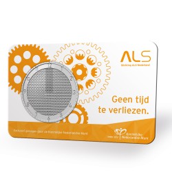 Nederland penning in coincard 2021 'Stichting ALS'
