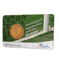 Nederland numismatische coincard 2021 'EK Vijfje 2000'