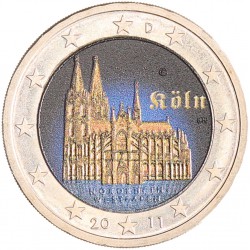 Duitsland 2 euro 2011 'Dom van Keulen' in kleur