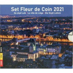 België BU-set 2021 'De stad Luik'