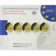 Duitsland Proof-Set 2007 5x 2 euro '50e verjaardag van het Verdrag van Rome', letters A,D,F,G en J