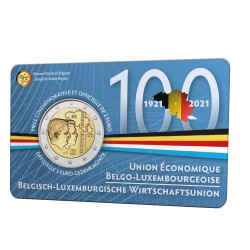 België 2 euro 2021 '100 jaar BLEU'